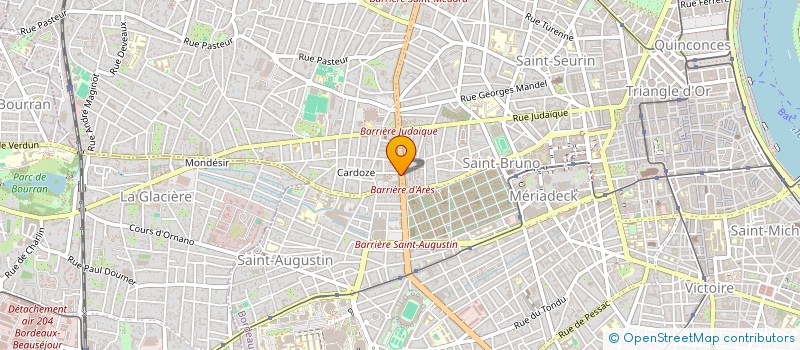 localisation de l'entreprise AMF à BORDEAUX