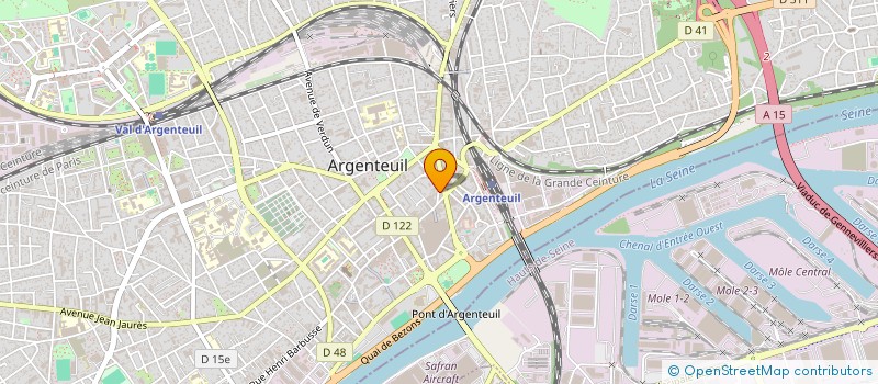 localisation de l'entreprise AMF  ARGENTEUIL