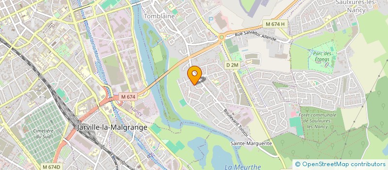 localisation de l'entreprise AMF  TOMBLAINE