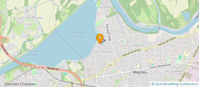 localisation de l'entreprise AMF  MEYZIEU