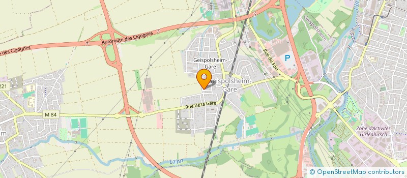 localisation de l'entreprise AMF AUTOMATISME ET MECANIQUE DES FLUIDES  GEISPOLSHEIM