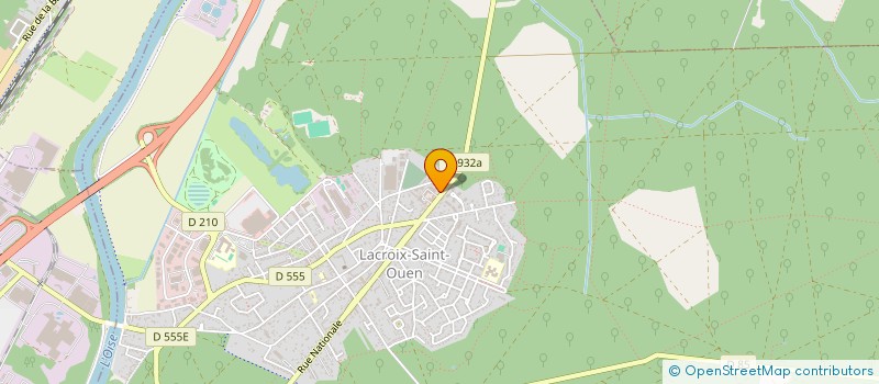 localisation de l'entreprise AMF CARS  LACROIX-SAINT-OUEN