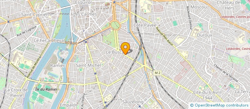localisation de l'entreprise AMF COIFFURE à TOULOUSE
