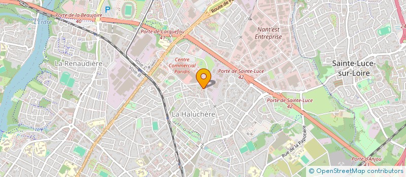 localisation de l'entreprise AMF CONSTRUCTION à NANTES