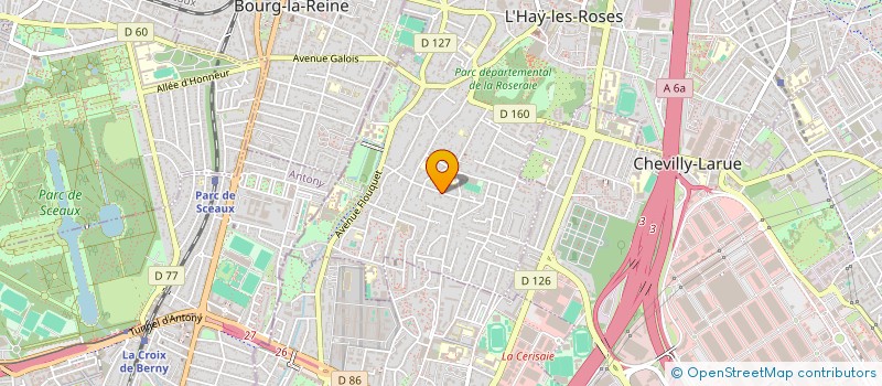 localisation de l'entreprise AMF CONSULTANTS  L'HAY-LES-ROSES