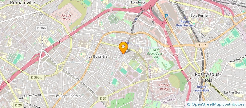 localisation de l'entreprise AMF DRIVER  MONTREUIL