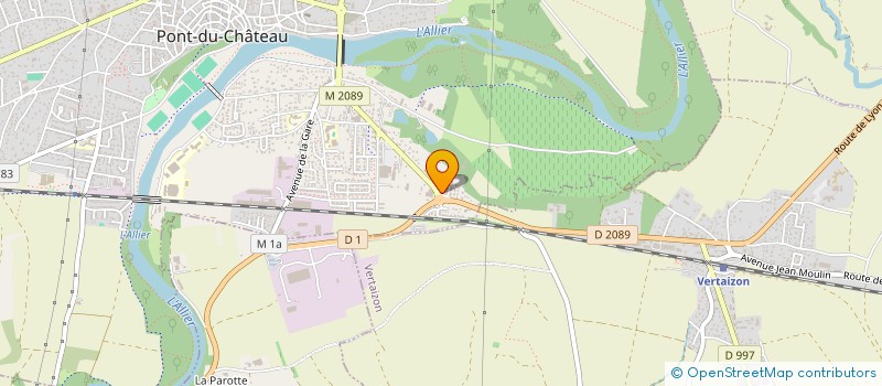 localisation de l'entreprise AMF IMMO  PONT-DU-CHATEAU