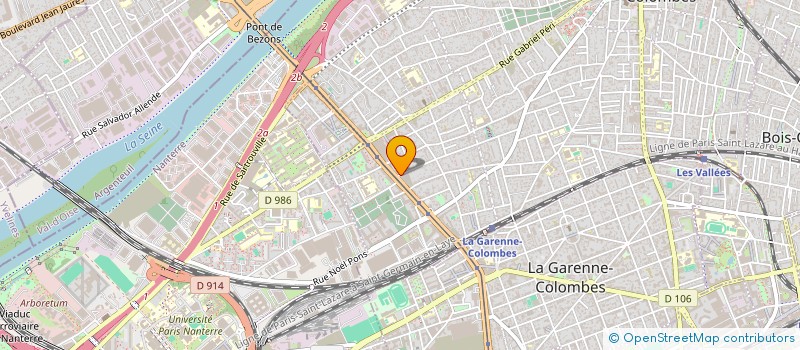 localisation de l'entreprise AMF-IT à COLOMBES