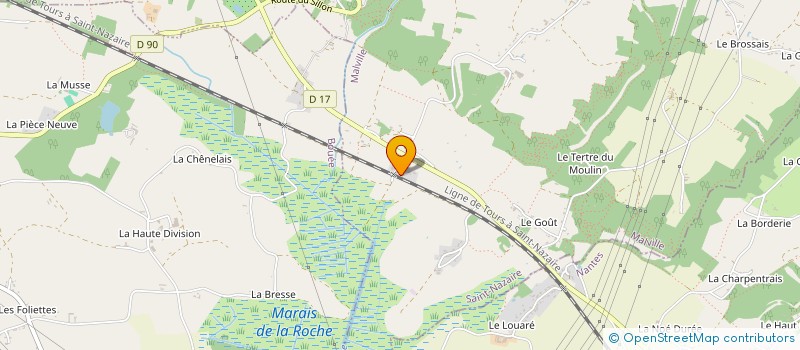 localisation de l'entreprise AMF MORDEL  SAVENAY