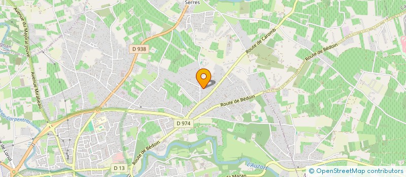 localisation de l'entreprise AMF ORGANISATION à CARPENTRAS
