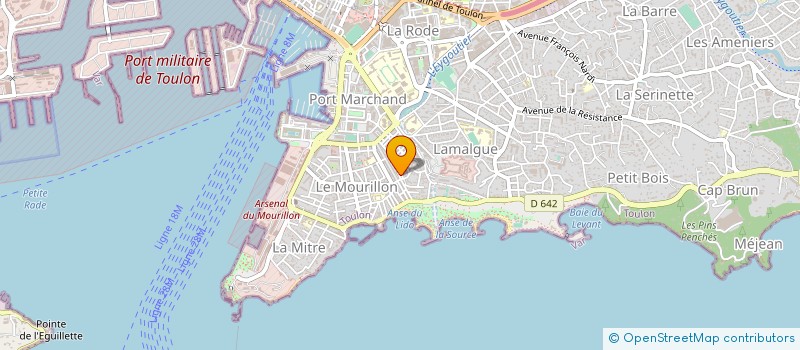 localisation de l'entreprise AMF PLOMBERIE  TOULON