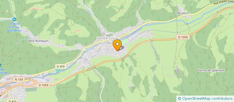 localisation de l'entreprise AMF SECURE  SAINTE-CROIX-AUX-MINES