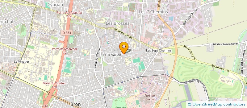 localisation de l'entreprise AMFA RHONE ALPES à BRON
