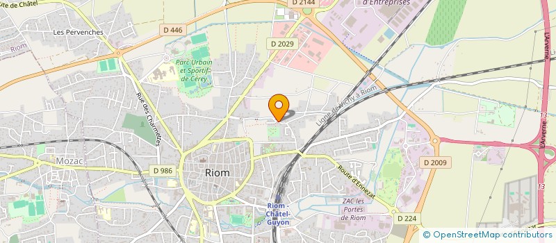 localisation de l'entreprise AMFJ  MOZAC