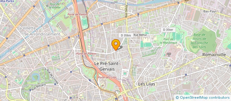 localisation de l'entreprise AMFOOD  LE PRE-SAINT-GERVAIS