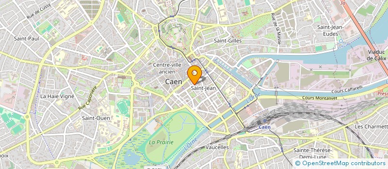 localisation de l'entreprise AMFP 14 - AIDE AUX MERES, AUX FAMILLES ET AUX PERSONNES à CAEN