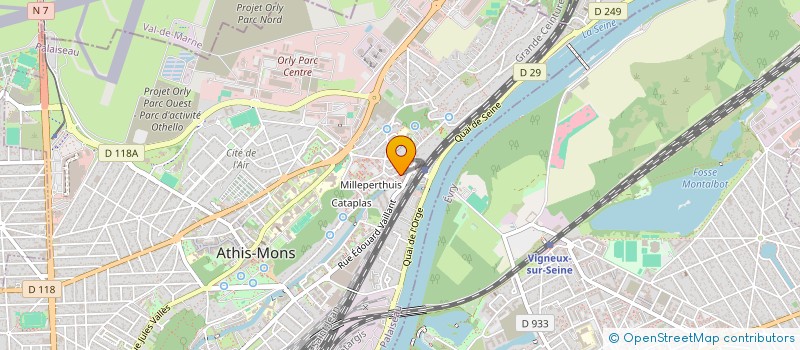 localisation de l'entreprise AMFR CER ATHIS MONS à ATHIS-MONS