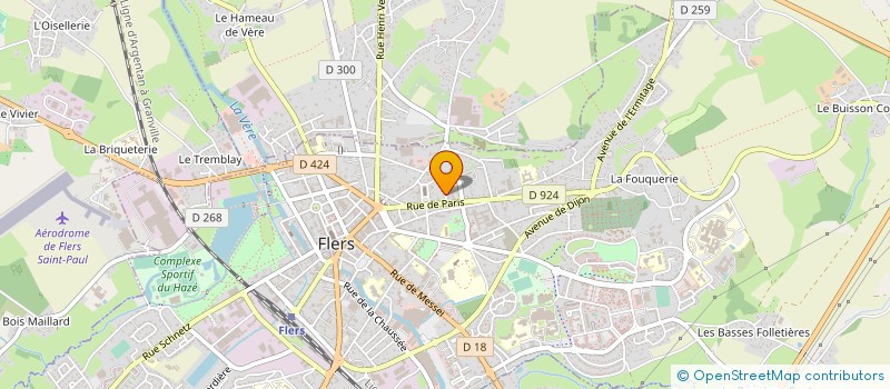 localisation de l'entreprise AMFRANO à FLERS