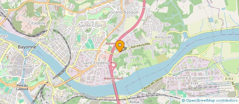 localisation de l'entreprise AMG à BAYONNE