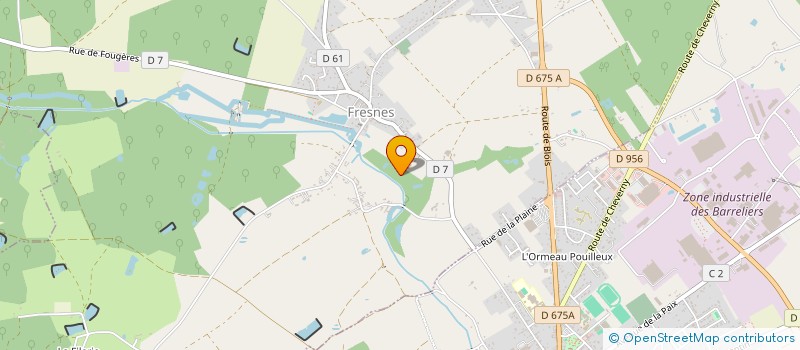 localisation de l'entreprise AMG 41  FRESNES