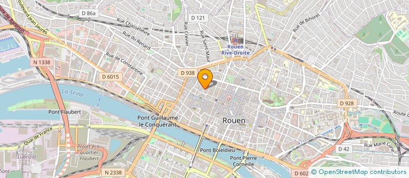 localisation de l'entreprise AMG à ROUEN