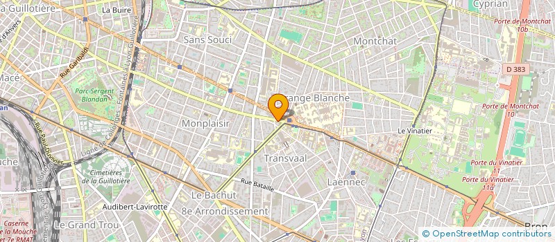 localisation de l'entreprise AMG  LYON