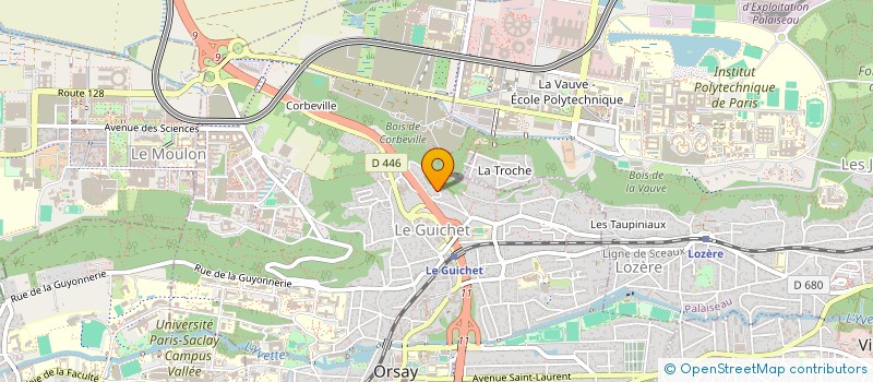localisation de l'entreprise AMG à ORSAY