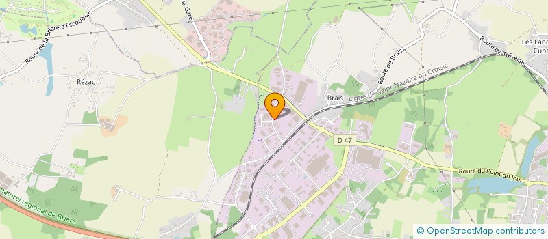 localisation de l'entreprise AMG  SAINT-NAZAIRE