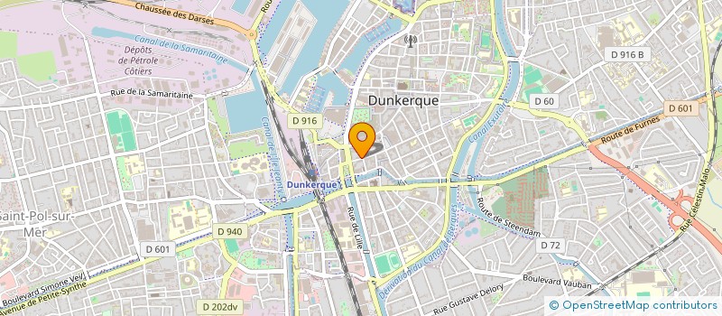 localisation de l'entreprise AMG à DUNKERQUE