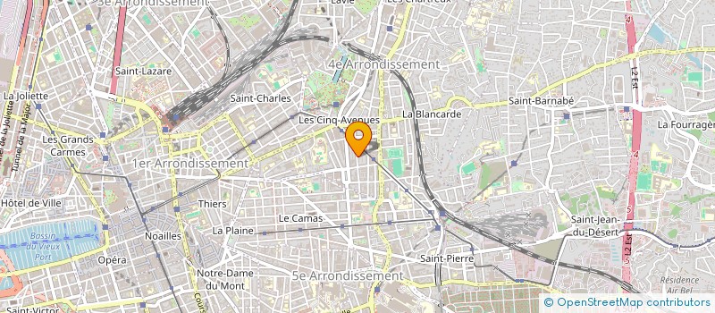 localisation de l'entreprise AMG à MARSEILLE