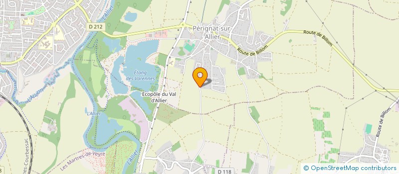 localisation de l'entreprise AMG  PERIGNAT-SUR-ALLIER