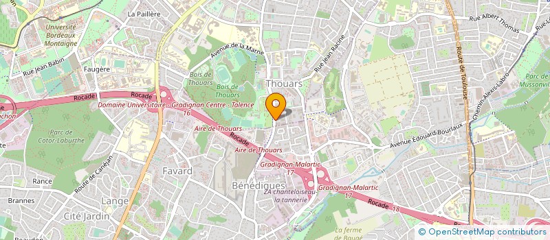 localisation de l'entreprise AMG  TALENCE