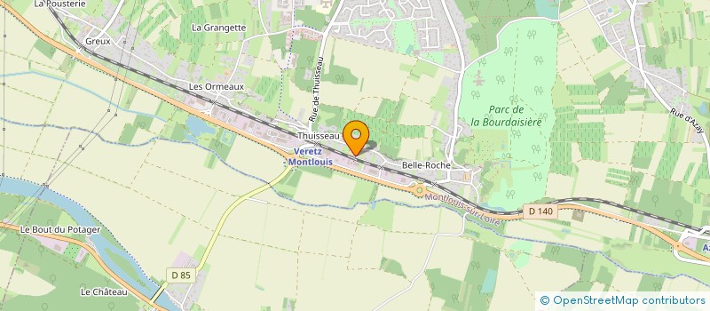 localisation de l'entreprise AMG  MONTLOUIS-SUR-LOIRE