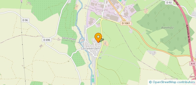 localisation de l'entreprise AMG  SARREWERDEN