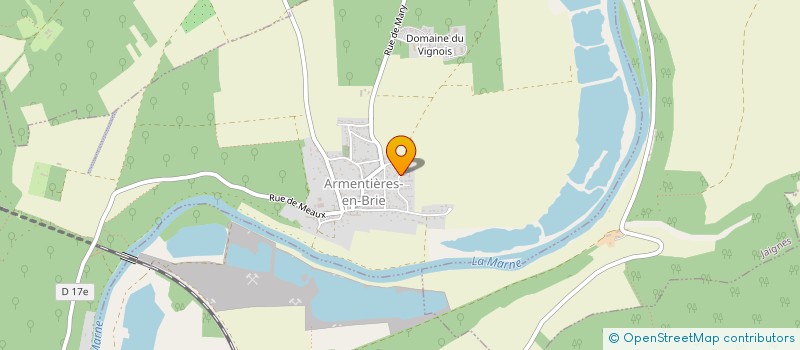 localisation de l'entreprise AMG  ARMENTIERES-EN-BRIE