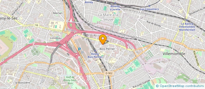 localisation de l'entreprise AMG à VILLEPARISIS