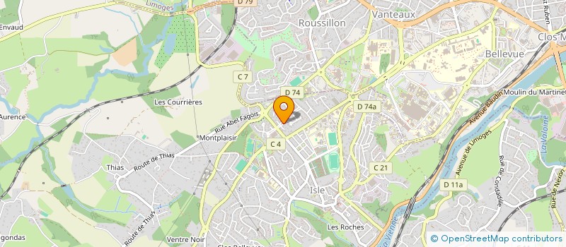 localisation de l'entreprise AMG à ISLE