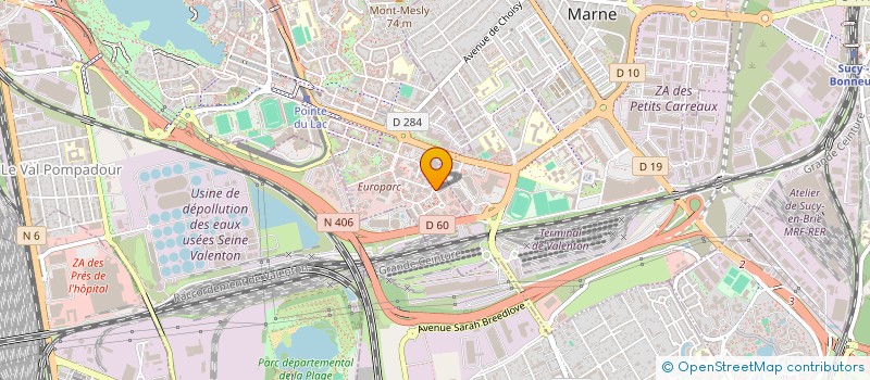 localisation de l'entreprise AMG à CRETEIL