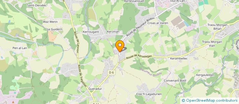 localisation de l'entreprise AMG  PERROS-GUIREC