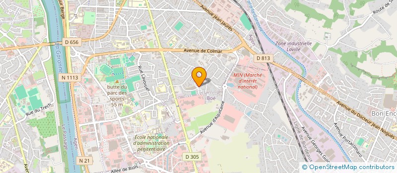 localisation de l'entreprise AMG AGENAIS 47 à AGEN