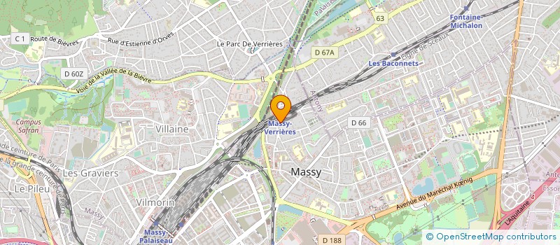 localisation de l'entreprise AMG ASSURANCES à MASSY