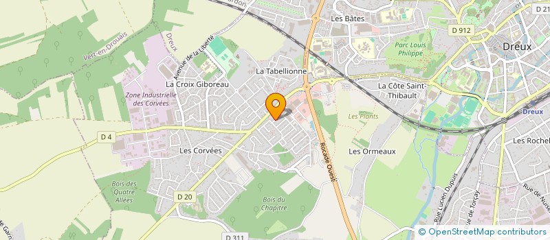 localisation de l'entreprise AMG AUTOMATIONS à VERNOUILLET