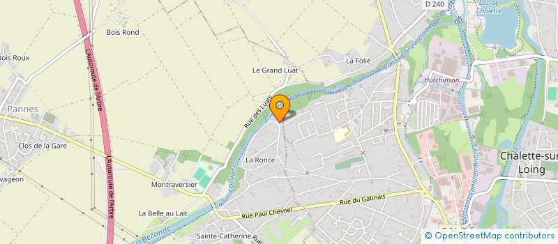 localisation de l'entreprise AMG CONSEIL à PANNES