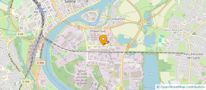 localisation de l'entreprise AMG CUISINES à CHALON-SUR-SAONE