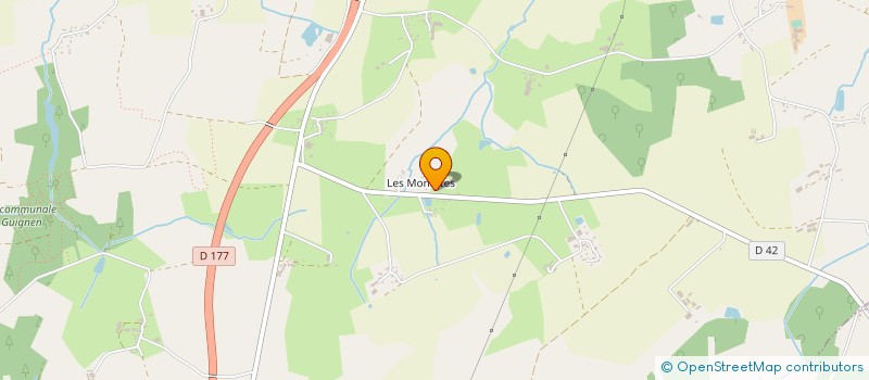 localisation de l'entreprise AMG DEBOSS  GUIGNEN