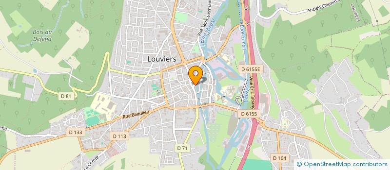 localisation de l'entreprise AMG DISTRI à LOUVIERS