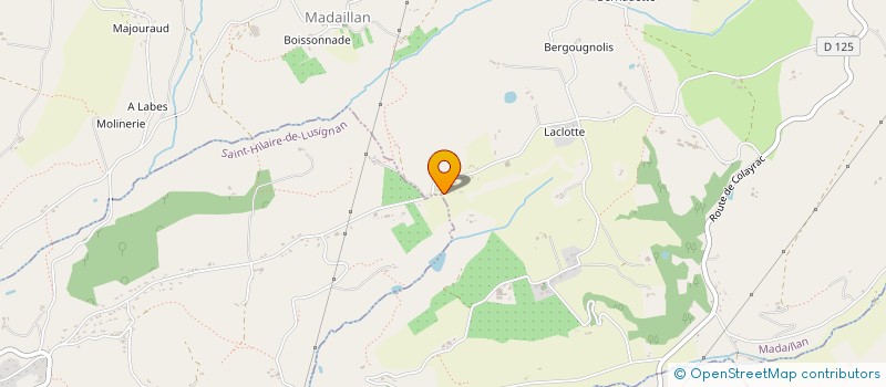 localisation de l'entreprise AMG ELEC 47  MADAILLAN