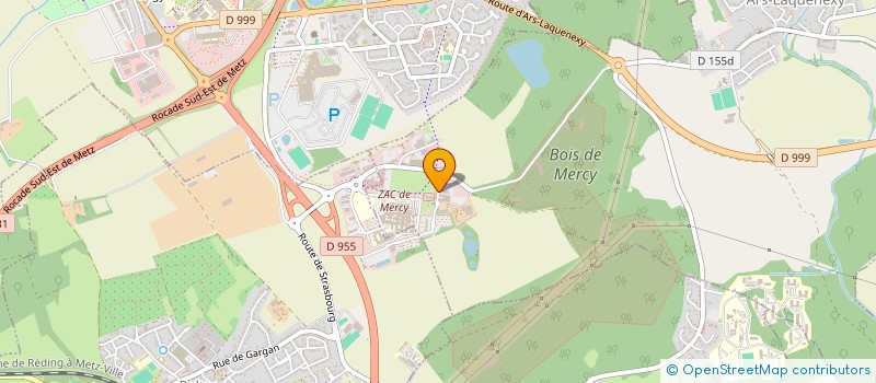 localisation de l'entreprise AMG EXPERTISE  ARS LAQUENEXY