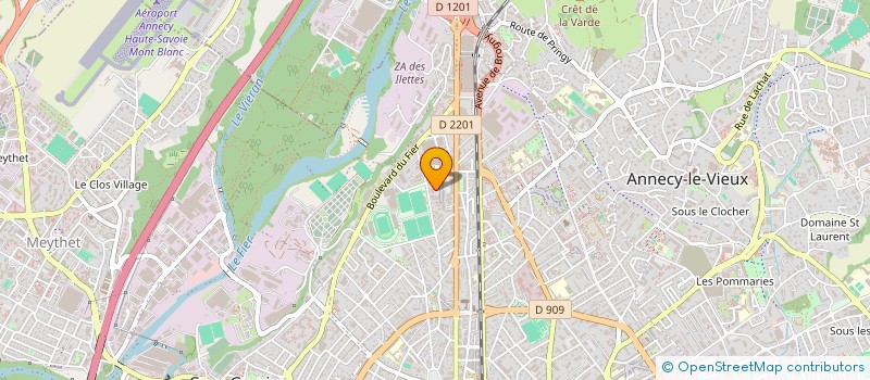 localisation de l'entreprise AMG FINITION  ANNECY