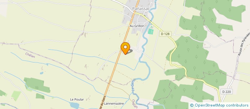 localisation de l'entreprise AMG GIGAND  PANASSAC